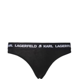 Karl Lagerfeld  logo-waistband thong