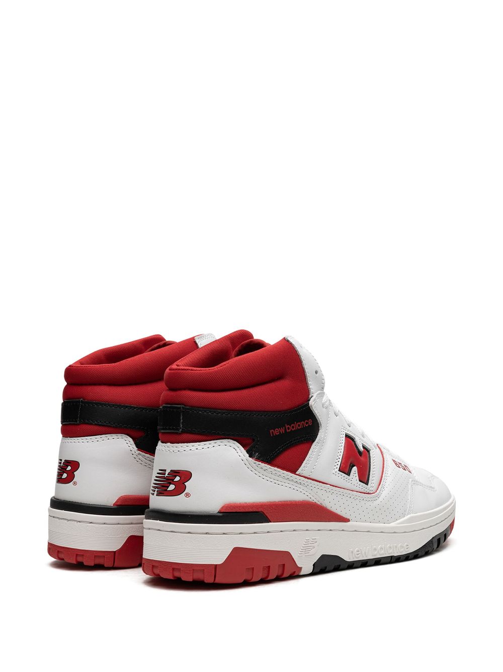 New Balance 650 "White/Red" sneakers - Image 3