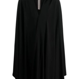 Rick Owens hooded cowl cape