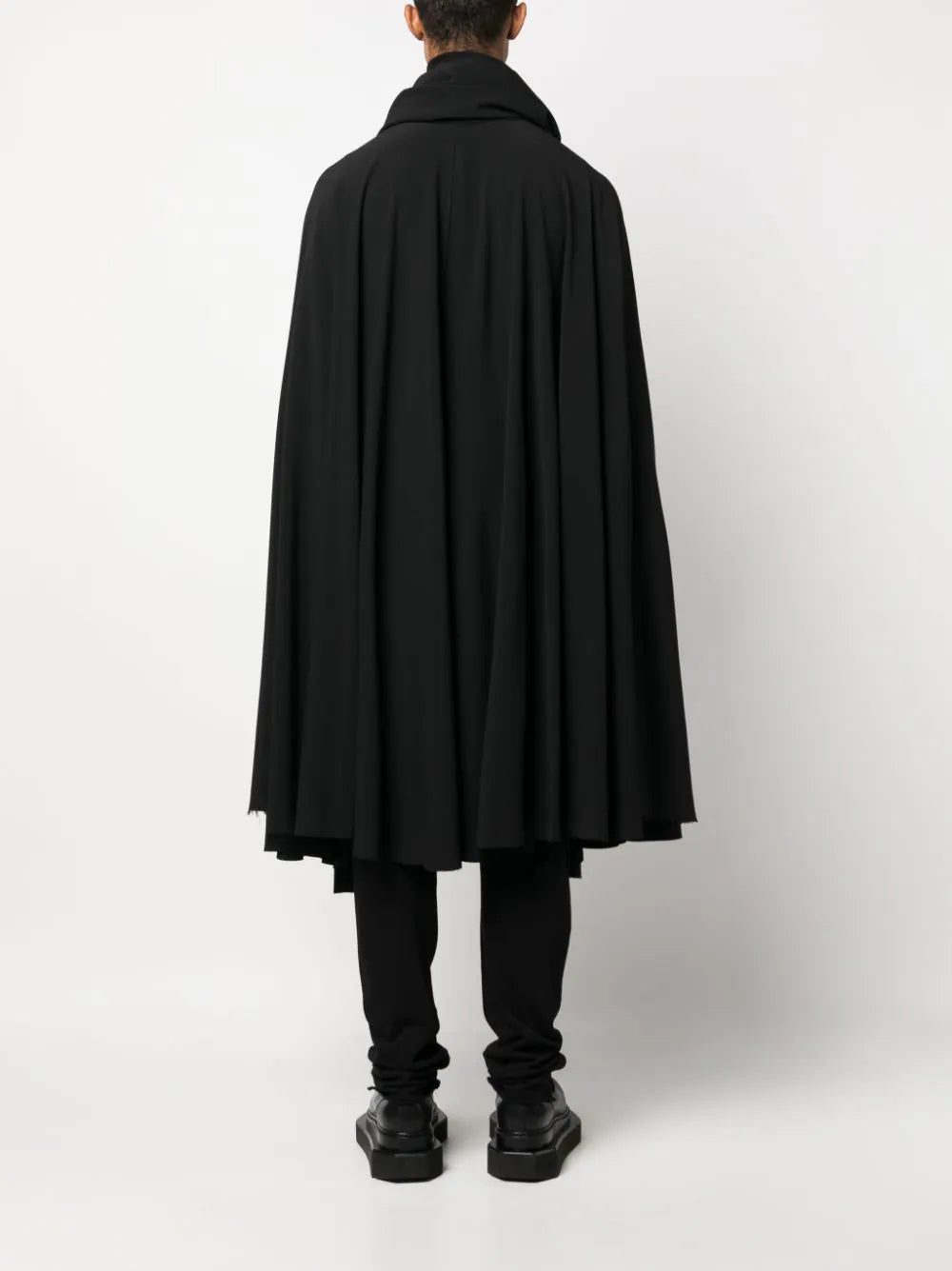 Rick Owens hooded cowl cape - Image 4