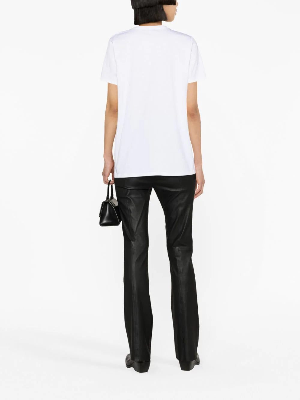 Balmain button-embellished logo-print T-shirt - Image 4