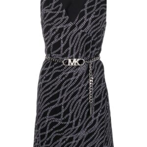 Michael Michael Kors Status-print belted minidress
