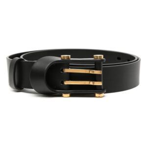 Off-White  H35 double-pin leather belt