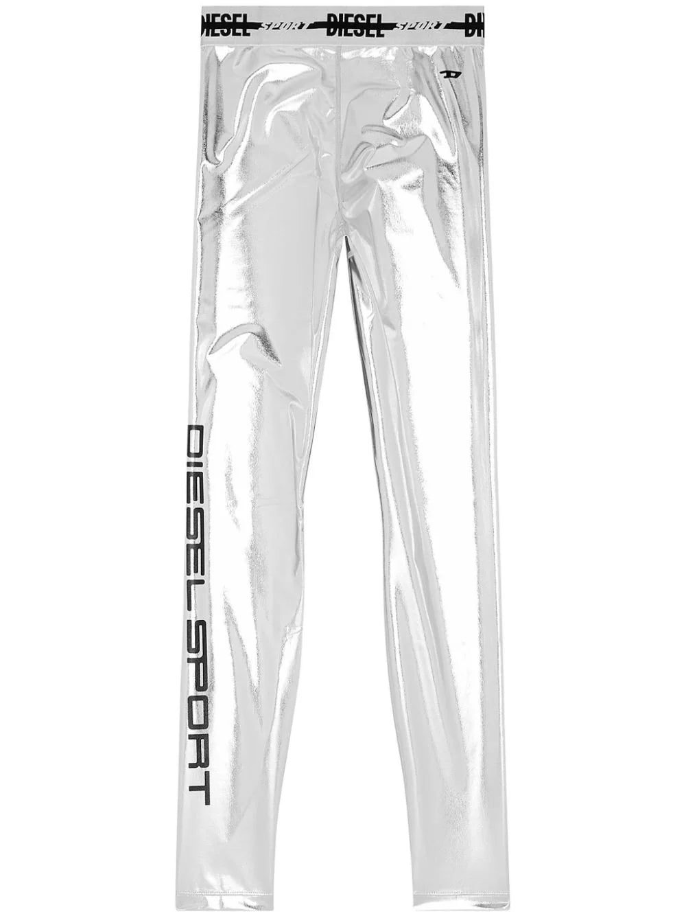 Diesel Awsb-Nelley-Wt19 metallic leggings