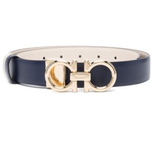Ferragamo  crystal-embellished Gancini buckle belt