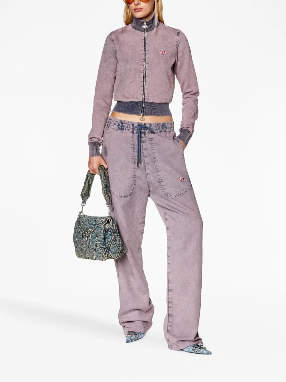 Diesel D-Martians denim track pants - Image 3