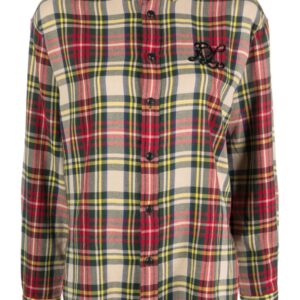 Polo Ralph Lauren  logo-embroidered plaid shirt