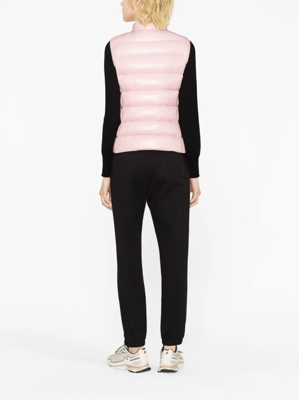 Moncler Ghany logo-patch down gilet - Image 4