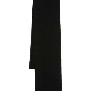 Versace  intarsia-knit logo wool scarf