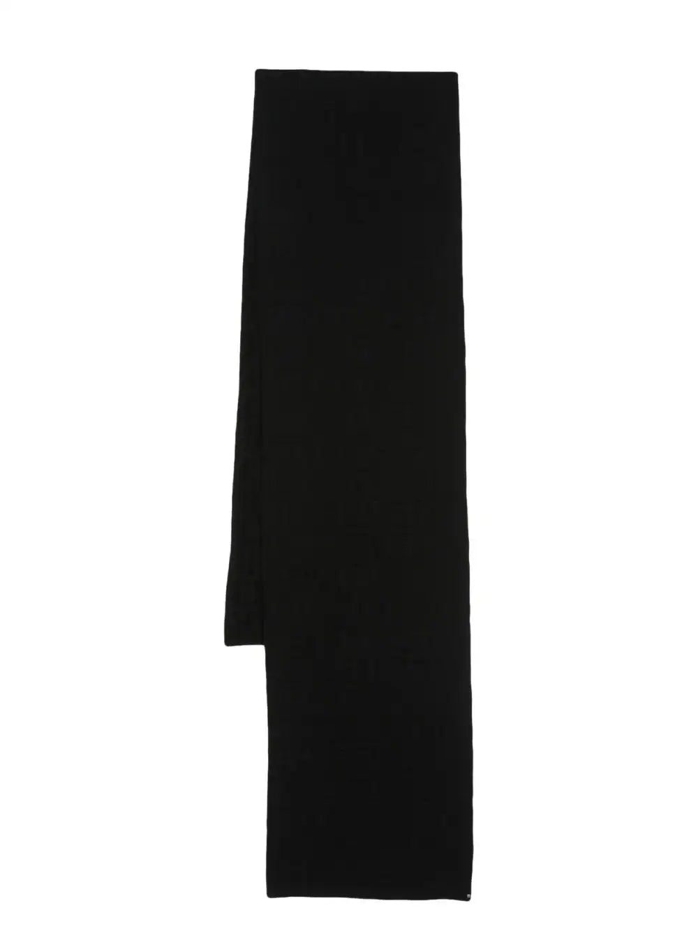 Versace intarsia-knit logo wool scarf