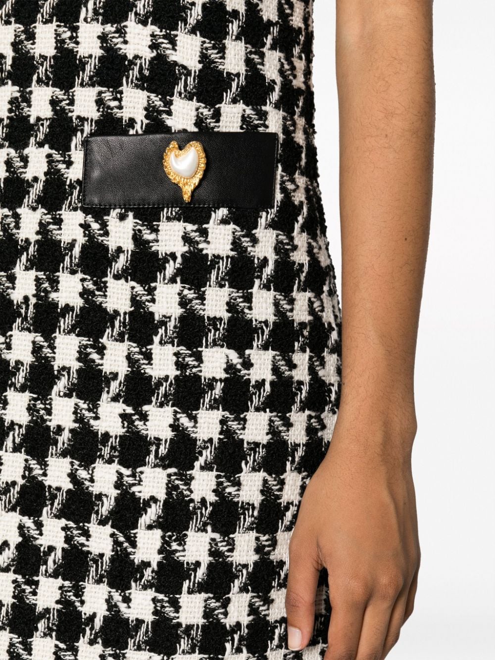 Moschino houndstooth knitted minidress - Image 5