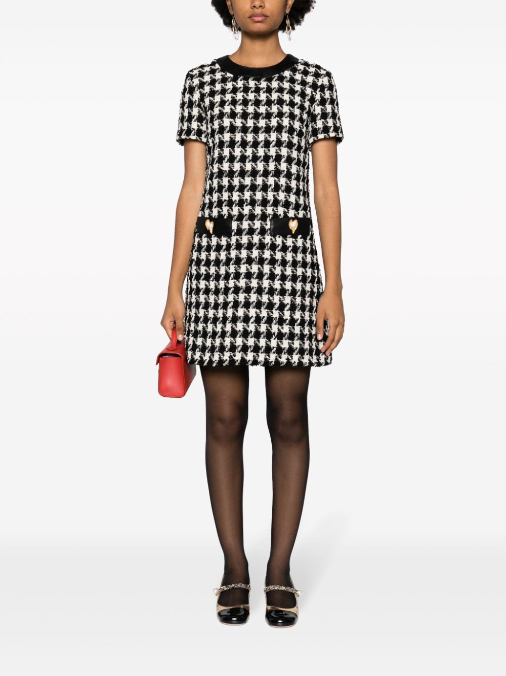 Moschino houndstooth knitted minidress - Image 2