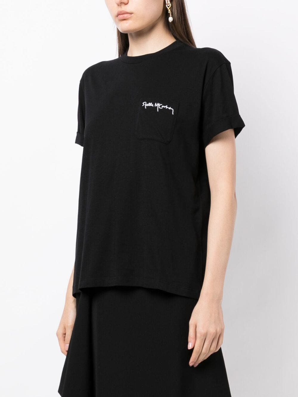 Stella McCartney logo-print cotton T-shirt - Image 3