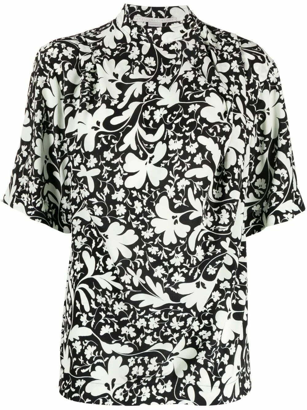 Stella McCartney floral-print silk blouse