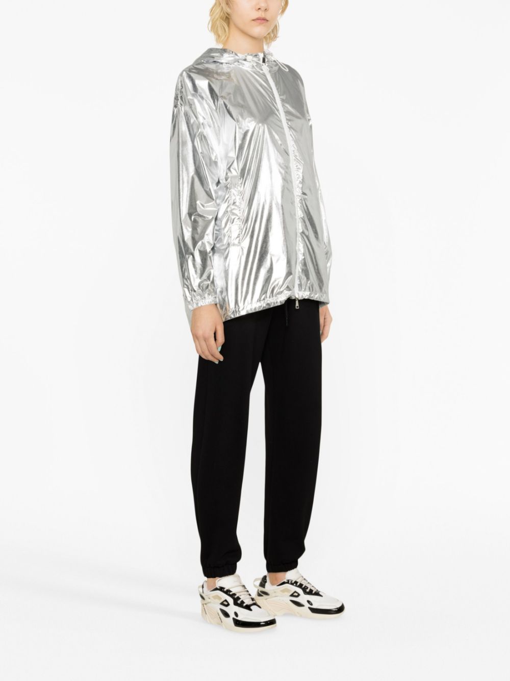 Moncler metallic hooded jacket - Image 4