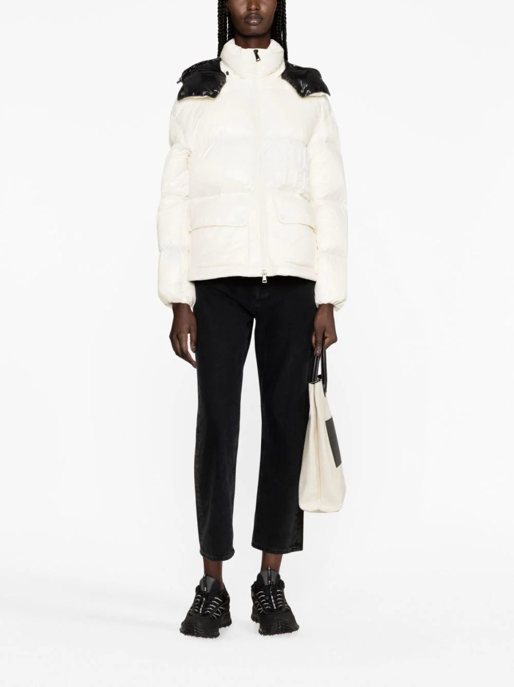 Moncler logo-appliqué padded jacket - Image 2