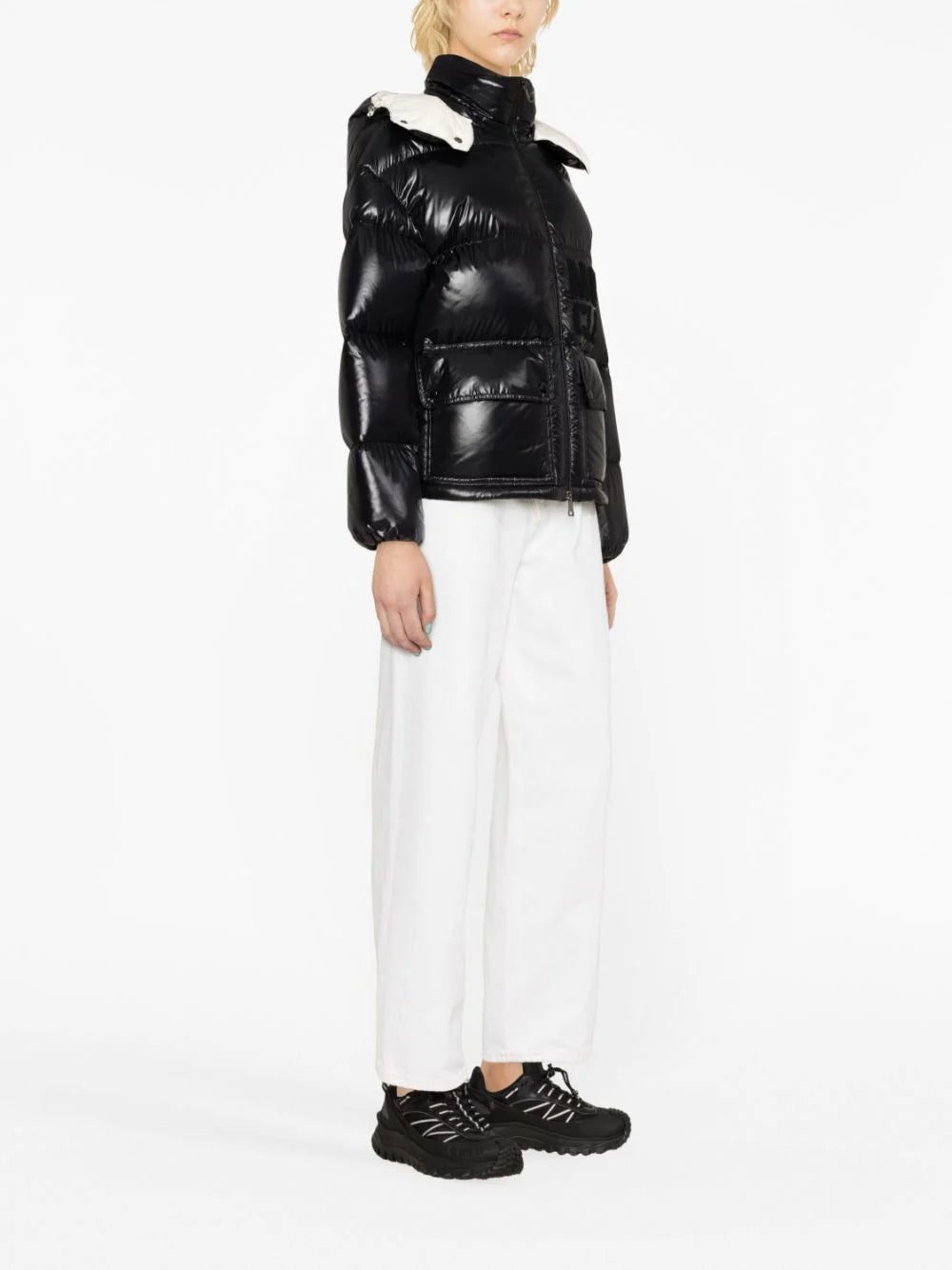 Moncler logo-appliqué padded jacket - Image 4