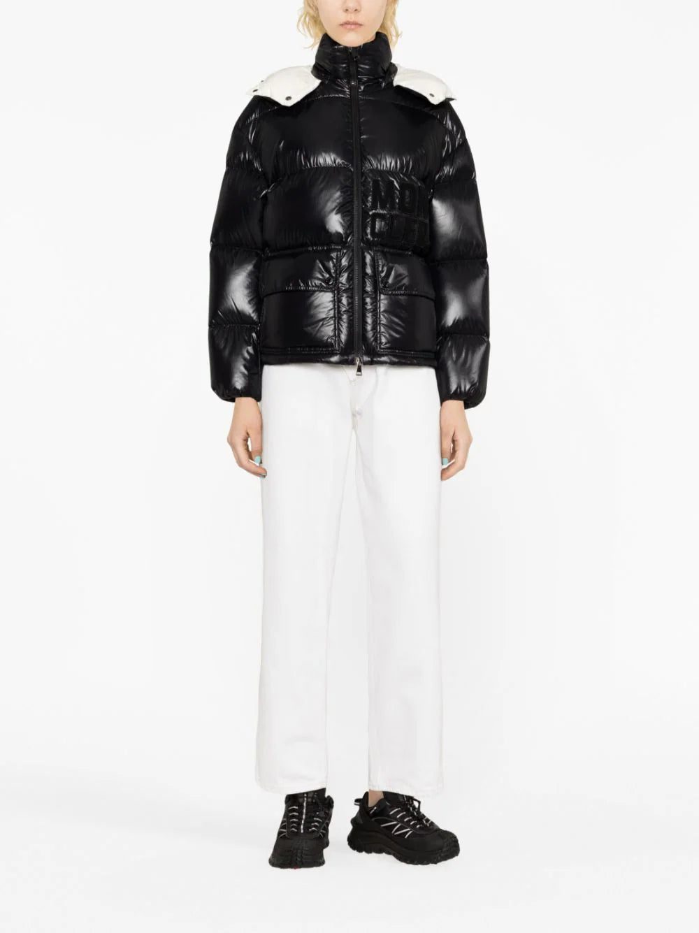 Moncler logo-appliqué padded jacket - Image 2