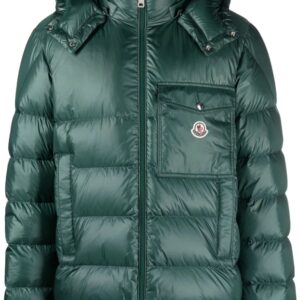Moncler  logo-patch padded jacket