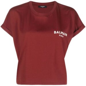 Balmain  logo-print cotton T-shirt