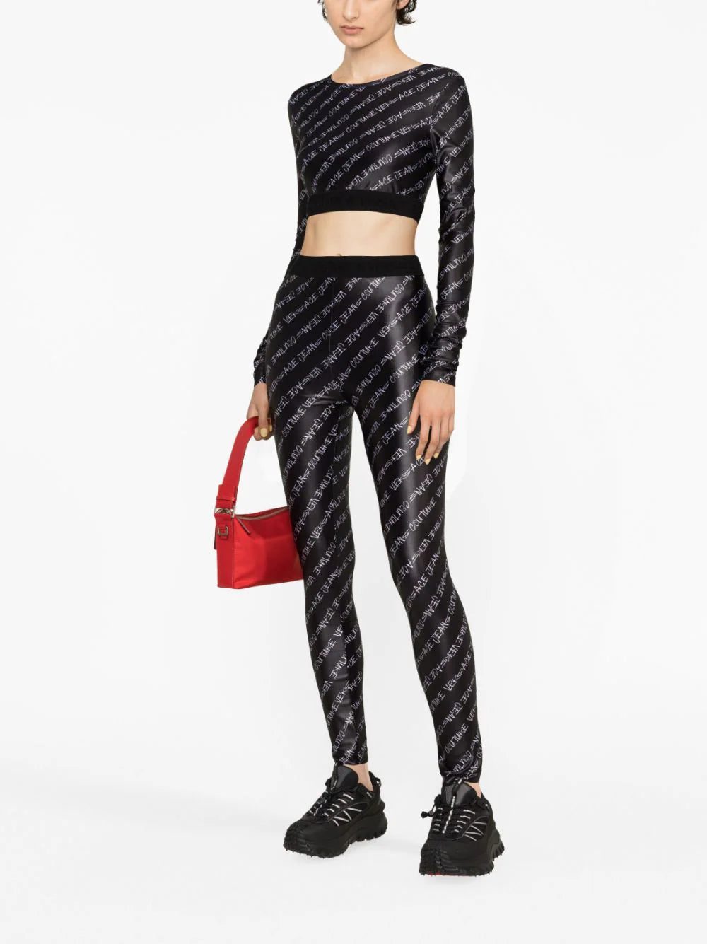 Versace Jeans Couture Signature-print leggings - Image 2