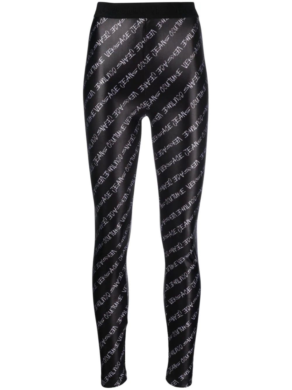 Versace Jeans Couture Signature-print leggings