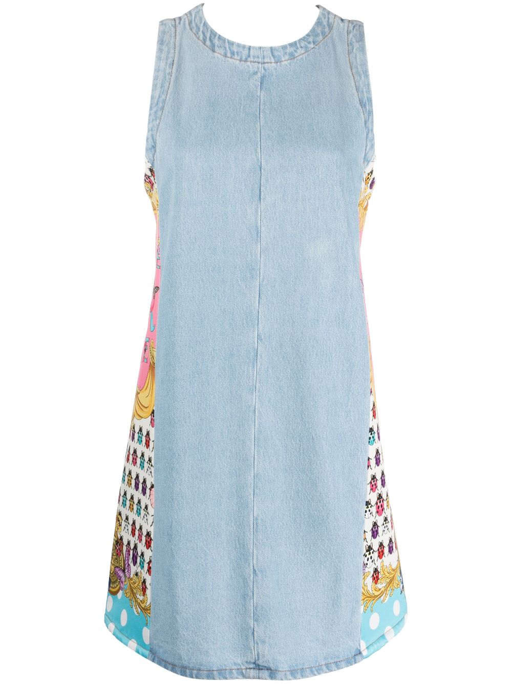 Versace Butterflies denim minidress