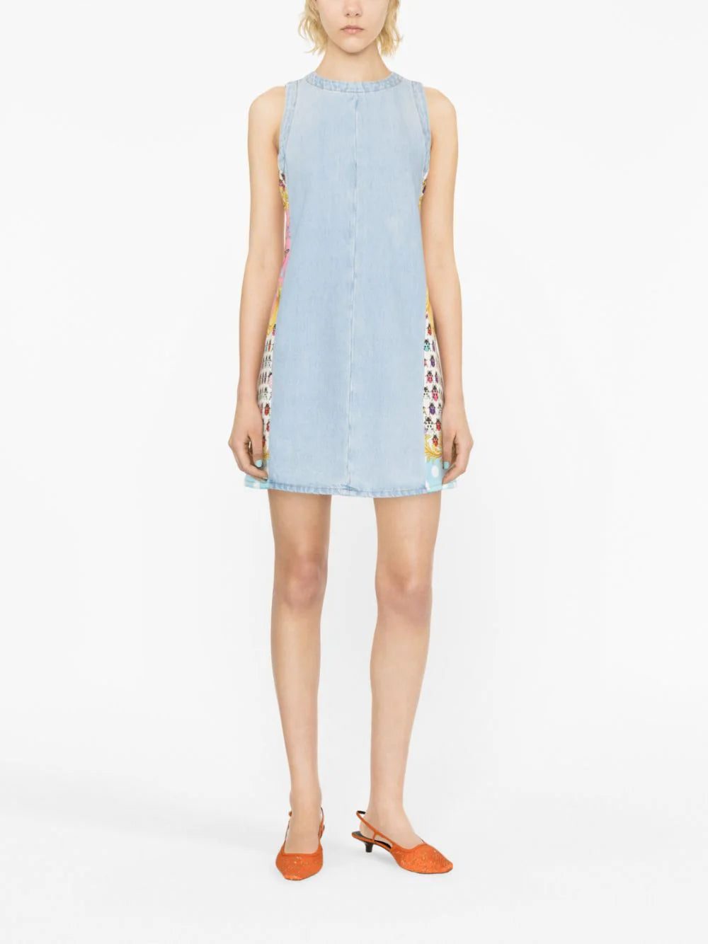 Versace Butterflies denim minidress - Image 4