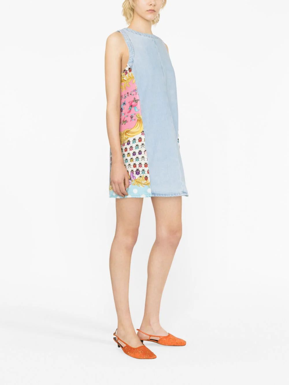 Versace Butterflies denim minidress - Image 2