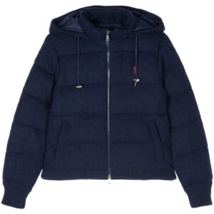 Polo Ralph Lauren  cable-knit puffer jacket