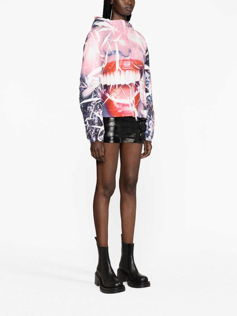 Diesel smiley face-print jacket - Image 4