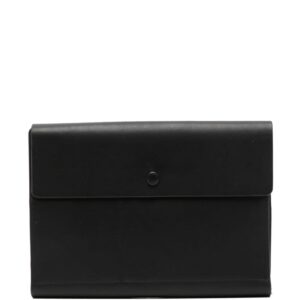 Polo Ralph Lauren logo-lettering leather tech case