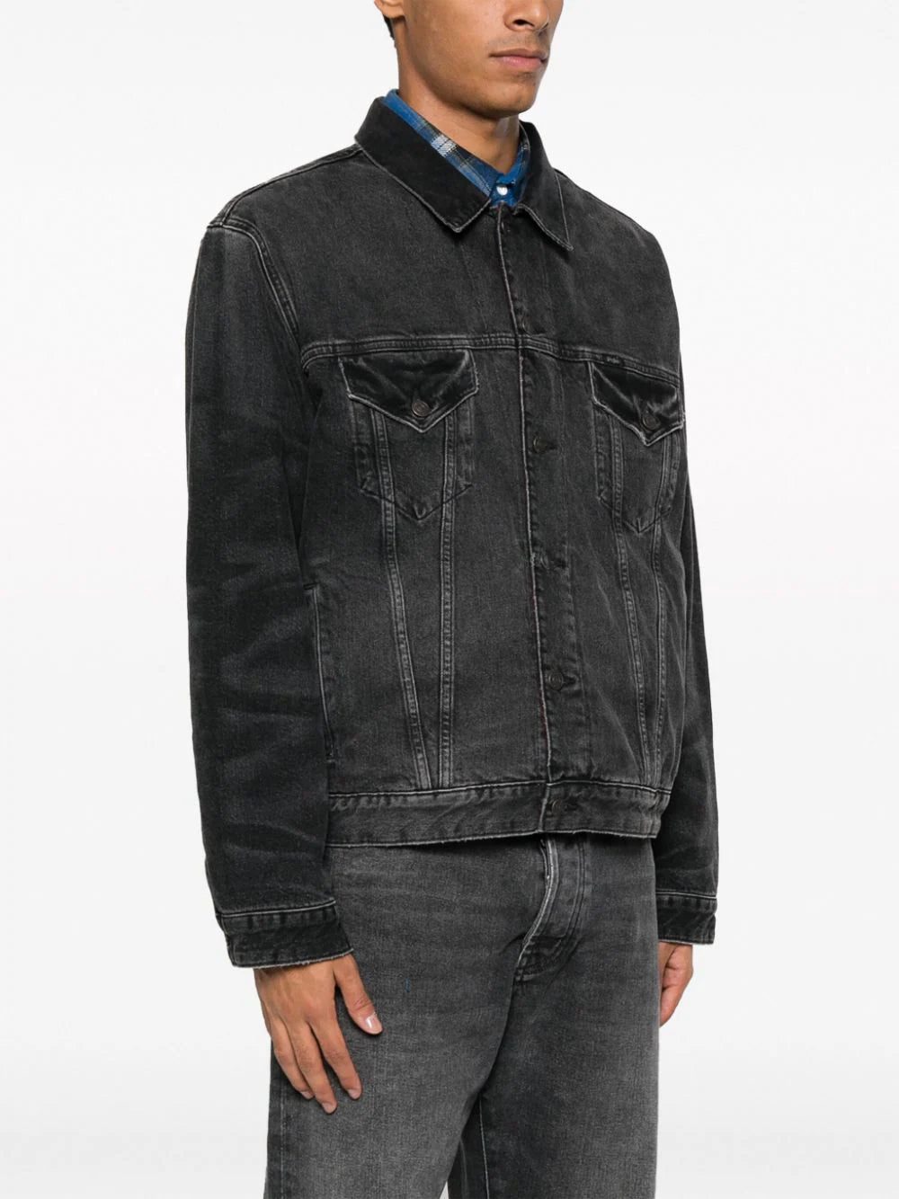 Polo Ralph Lauren reversible checked denim jacket - Image 3
