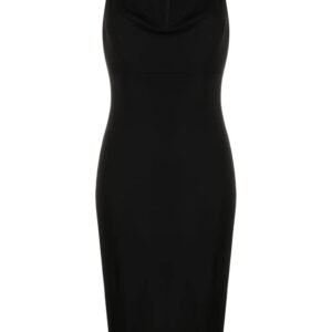 Versace  Medusa Head-motif straps fitted dress