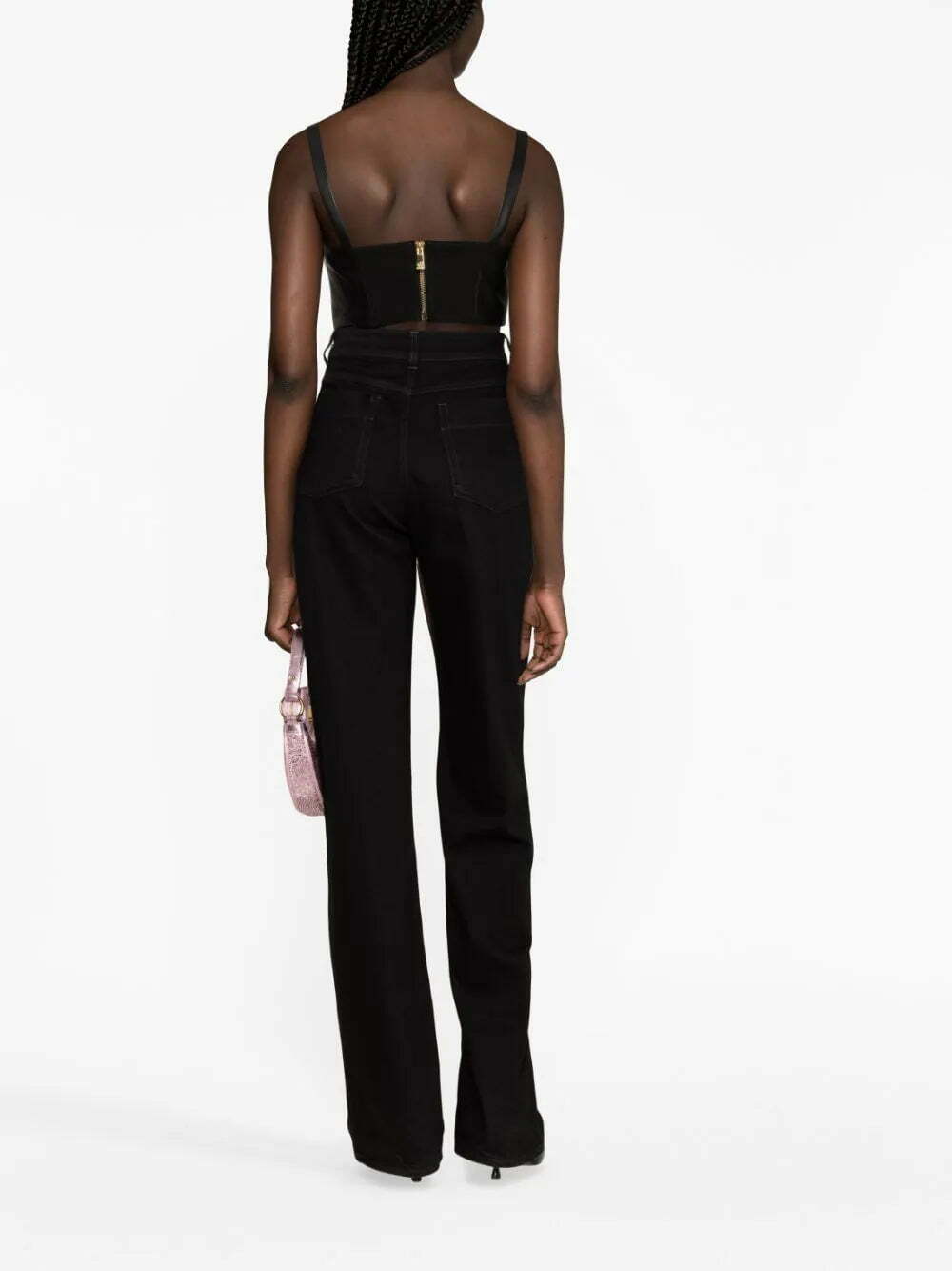 Versace Medusa leather bralette - Image 4