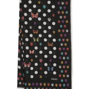 Versace  polka-dot print scarf