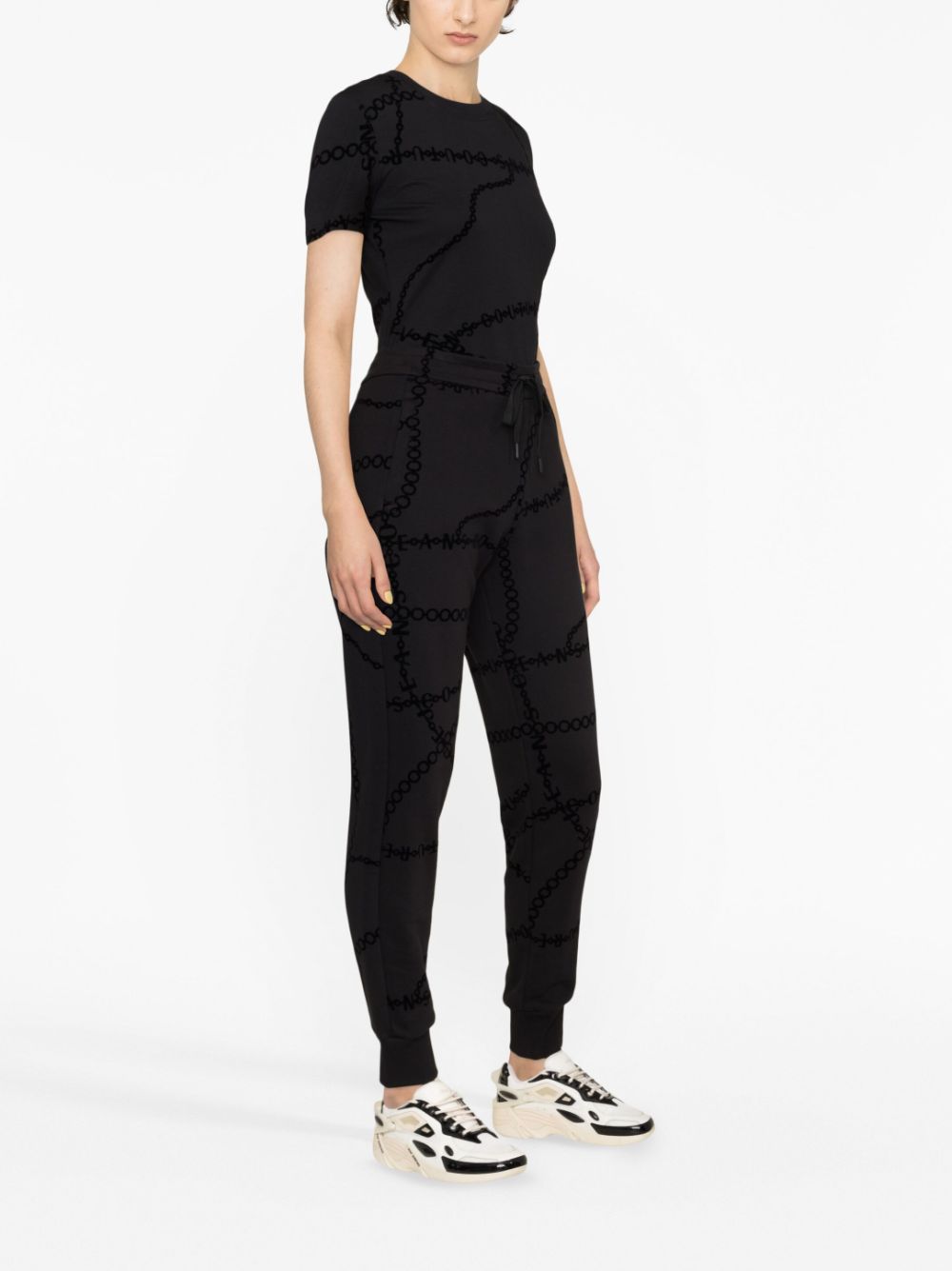 Versace Jeans Couture chain-print cotton track pants - Image 3