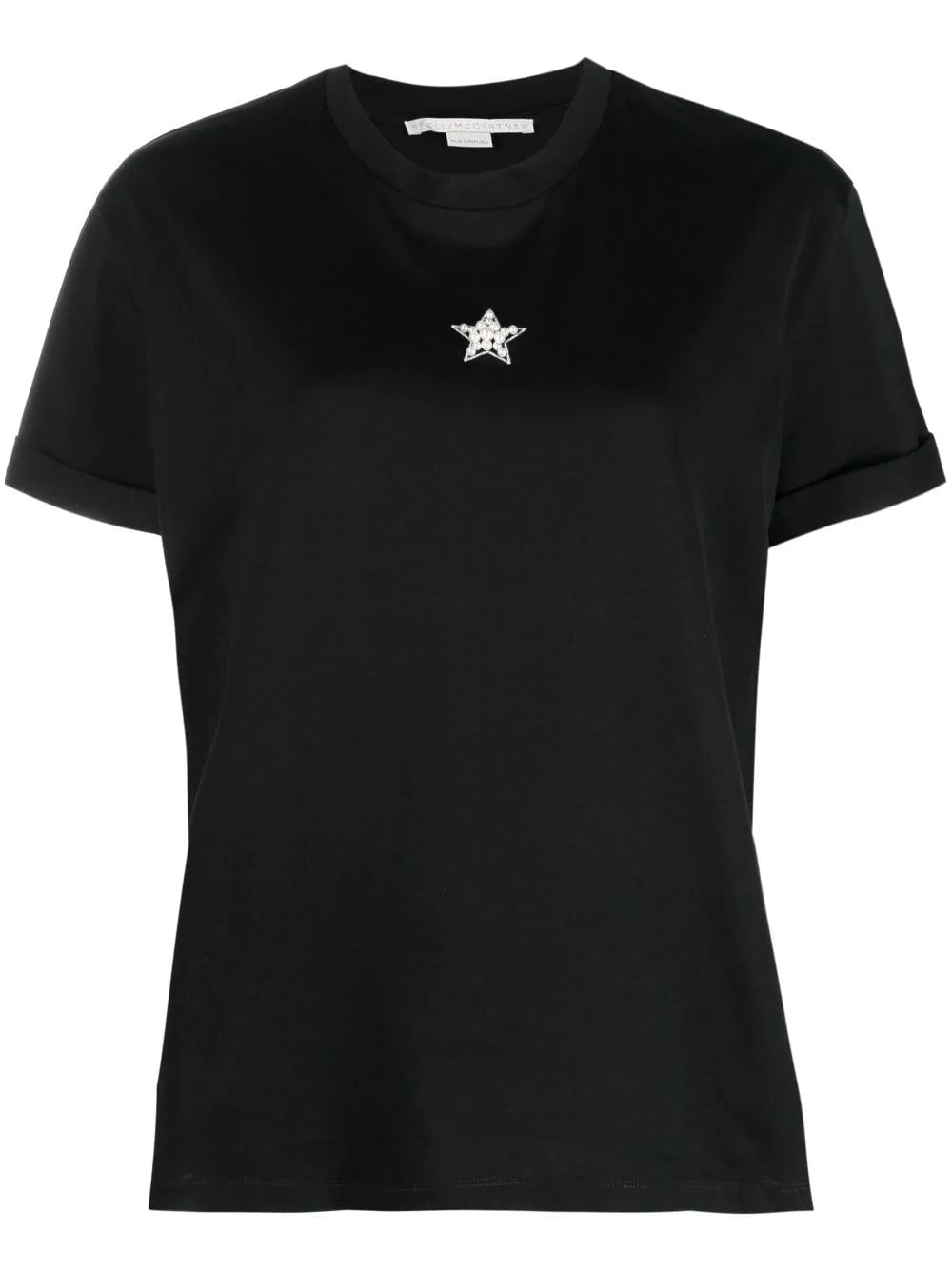 Stella McCartney star-print faux-pearl-embellished T-shirt