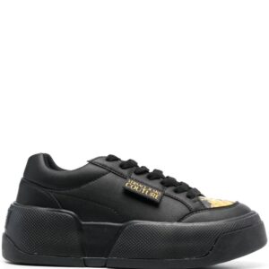 Versace Jeans Couture logo-patch round-toe sneakers
