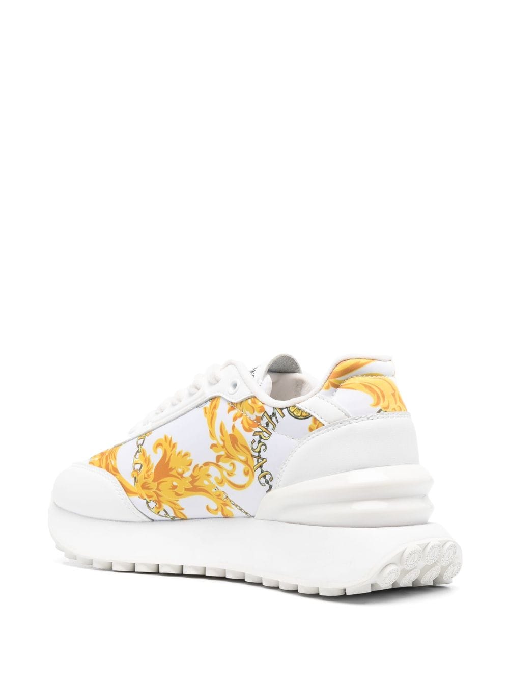 Versace Jeans Couture logo-patch almond-toe sneakers - Image 3