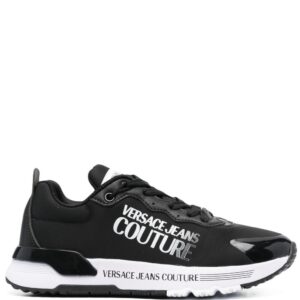 Versace Jeans Couture logo-print almond-toe sneakers