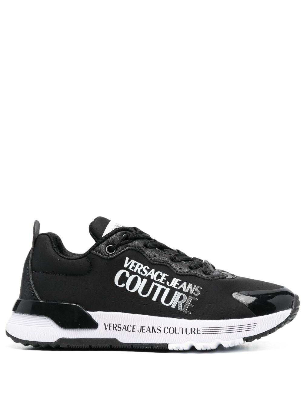 Versace Jeans Couture logo-print almond-toe sneakers