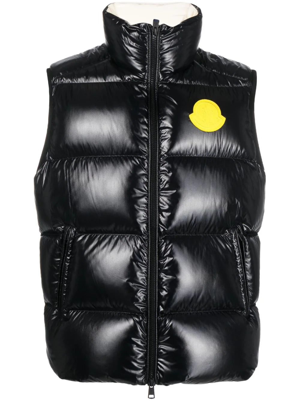 Moncler logo-patch padded gilet