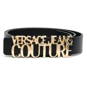 Louis Vuitton logo-plaque leather belt