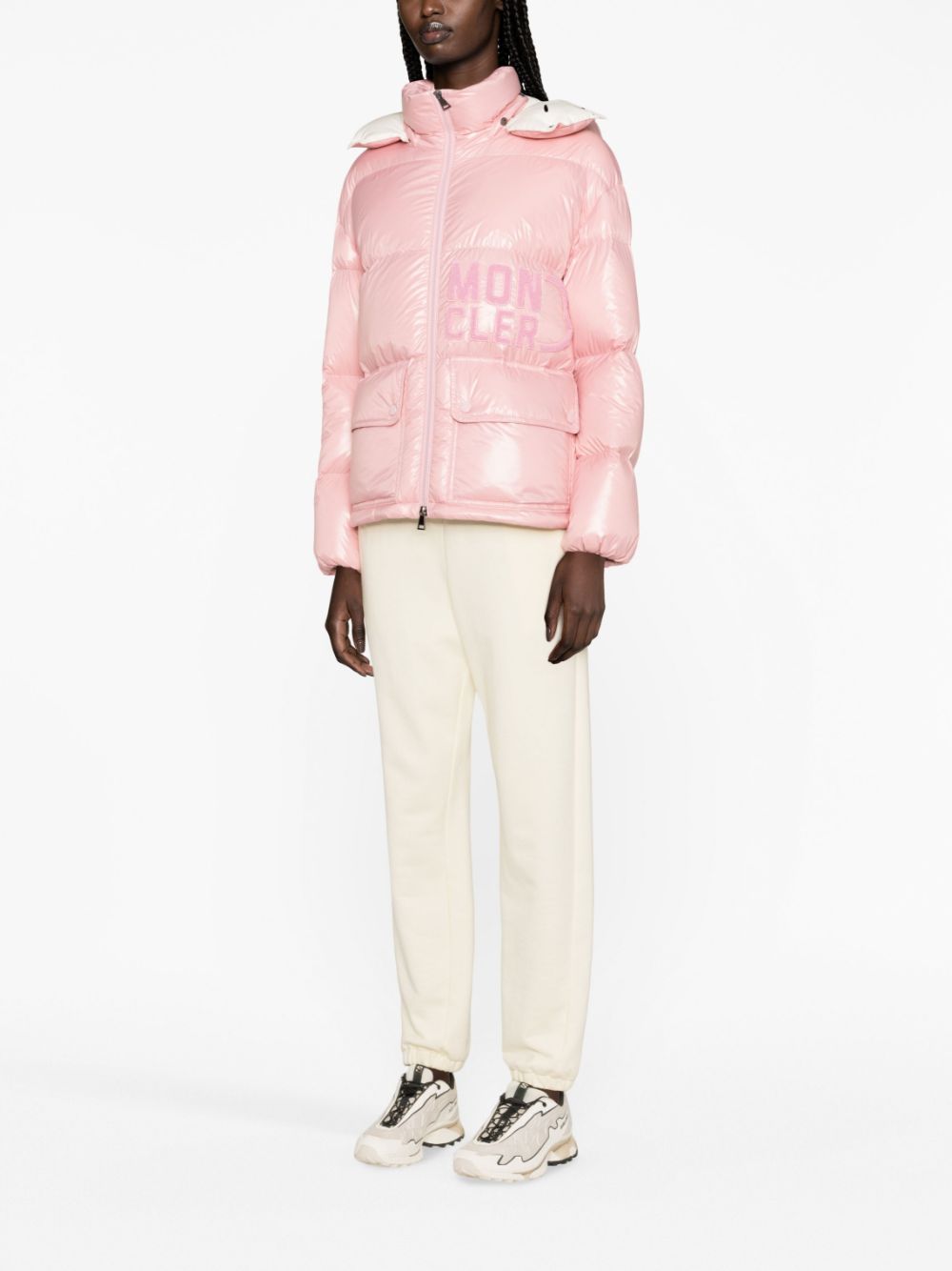 Moncler logo-appliqué padded jacket - Image 2