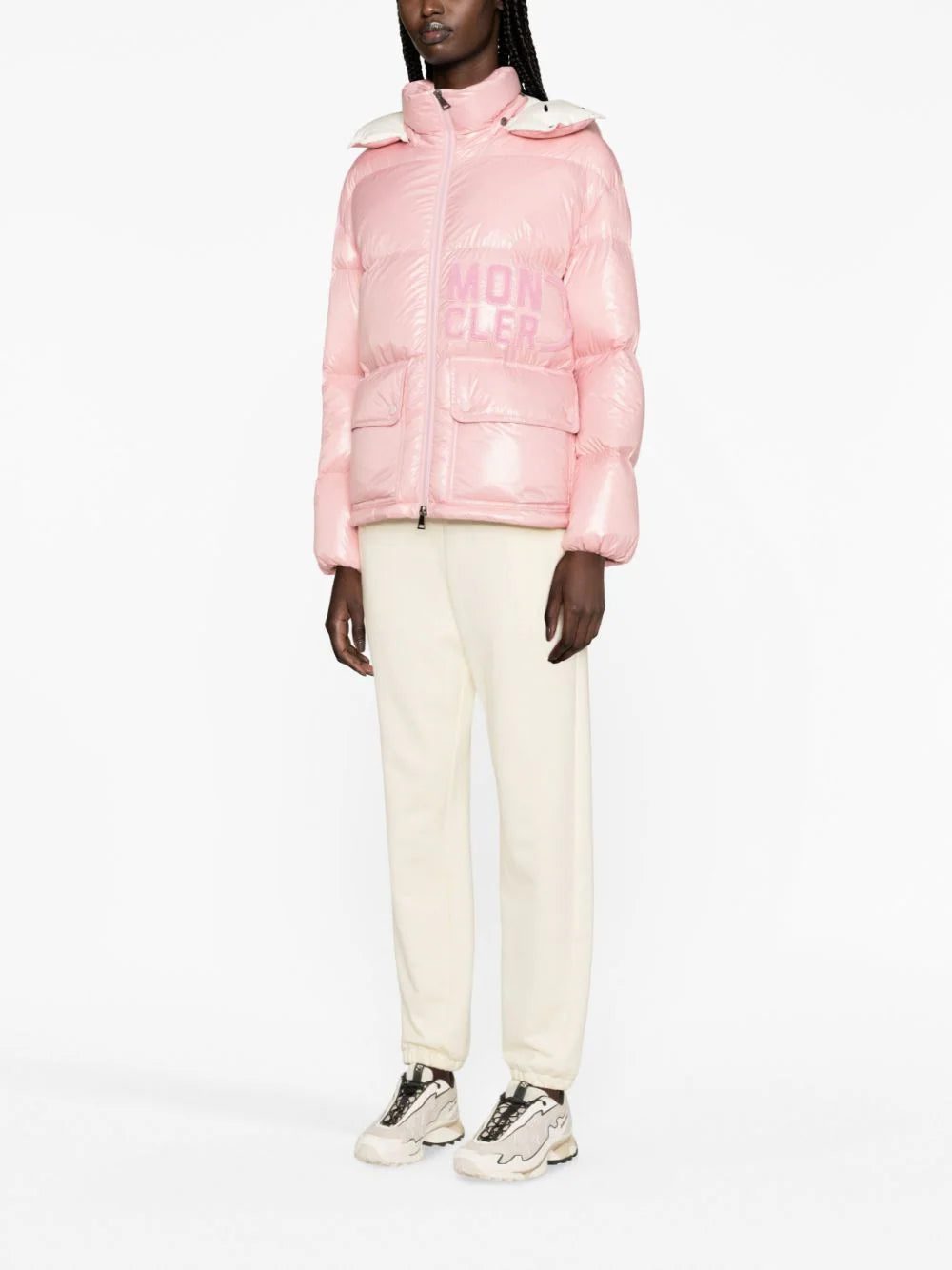 Moncler logo-appliqué padded jacket - Image 2