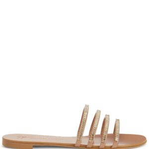 Giuseppe Zanotti  Iride crystal-embellished leather sandals