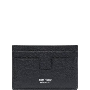 TOM FORD logo-print leather cardholder