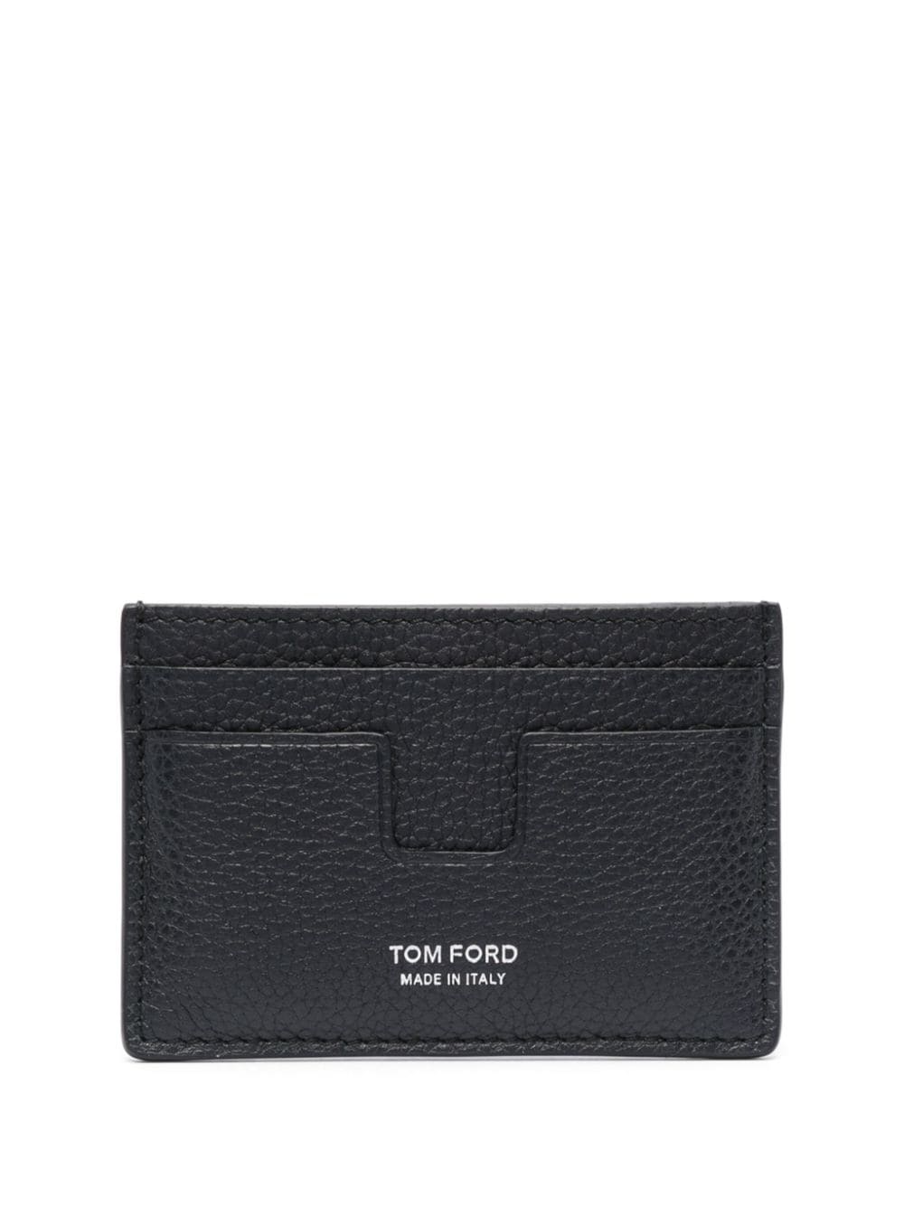 TOM FORD logo-print leather cardholder