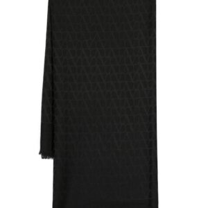 Valentino Garavani  Toile Iconographe frayed-edge scarf